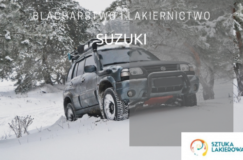 Naprawy powypadkowe Suzuki - lakiernik, blacharz do Suzuki w Sztuka Lakierowania, Warszawa, Białystok, Ełk