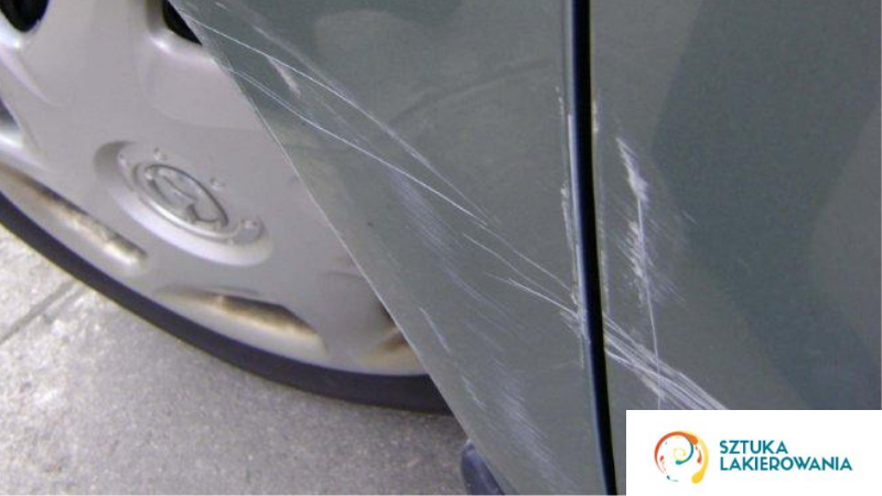 usługi lakiernicze - Warszawa, Białystok, Ełk, SztukaLakierowania - porysowany bok samochodu, inne auto przerysowało podczas nieuważnego parkowania